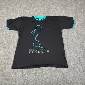 Vintage Mickey Mouse Shirt Women’s Medium 90s Y2K Disney Florida Made In USA